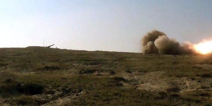 Ermənistan Ordusunun Bölmələri Goranboy Rayonunun Aşağı Ağcakənd Kəndini Artilleriya Atəşinə Tutur