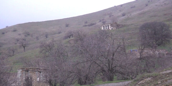 Müdafiə Nazirliyi Füzuli rayonunun Arış kəndinin videogörüntülərini paylaşıb