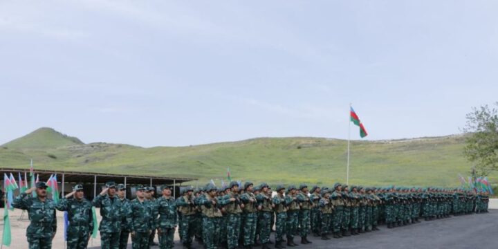 Zəngilanda Ermənistanla dövlət sərhə­dində yeni hərbi hissə fəaliyyətə başlayıb – video