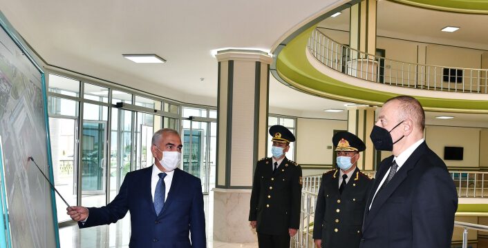 Prezident İlham Əliyev Naxçıvan Qarnizonu Mərkəzi Hospitalının açılışında iştirak edib