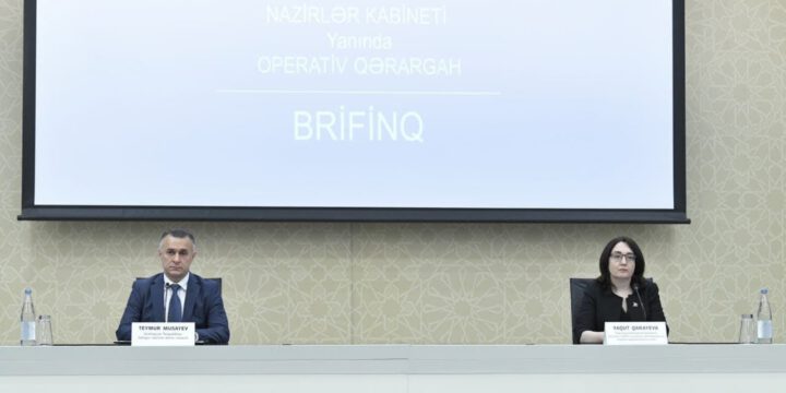 Operativ Qərargah brifinq keçirir