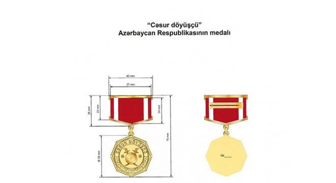 Hərbi qulluqçular “Cəsur döyüşçü” medalı ilə təltif edildi