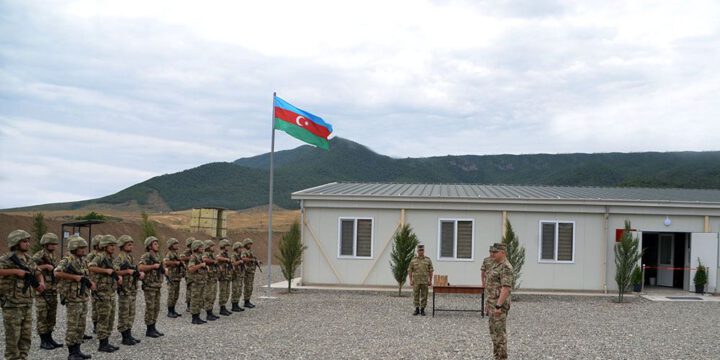 Ağdamda növbəti yeni hərbi hissənin açılışı olub (VİDEO)