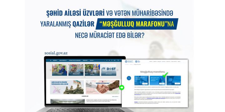 Şəhid ailəsi üzvləri və qazilər “Məşğulluq marafonu”na necə müraciət edə bilər?