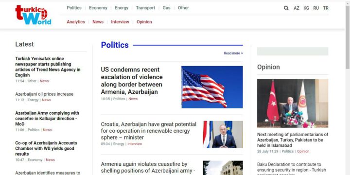 “Türk Dünyası” media platforması daha iki dildə fəaliyyətə başlayıb