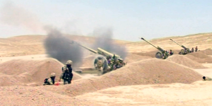 Azərbaycan Ordusunda artilleriya bölmələrinin döyüş atışlı təlimləri keçirilir
