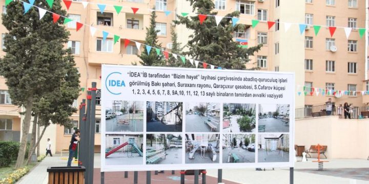 Paytaxtda abadlaşdırılan növbəti həyət sakinlərin istifadəsinə verilib