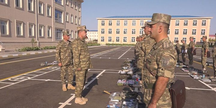 Naxçıvan Qarnizonu Qoşunlarında yeni tədris dövrü başlayıb