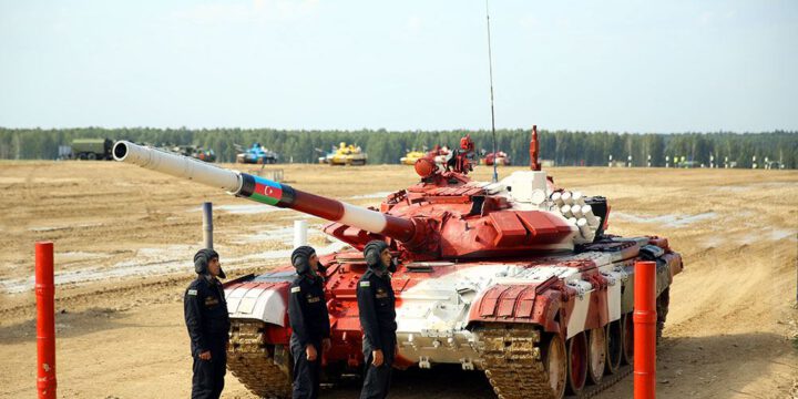 Tankçılarımız “Tank biatlonu” müsabiqəsində finala yüksəlib