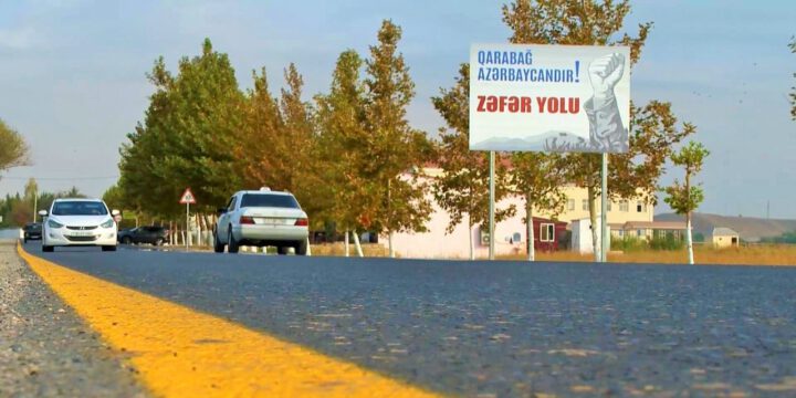 “Zəfər Yolu”nun inşası tamamlanmaq üzrədir