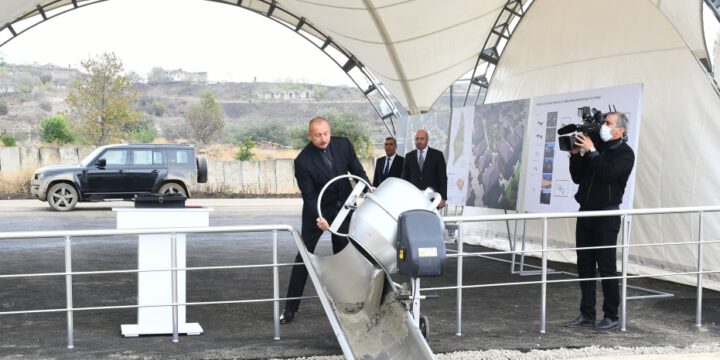 Cəbrayıl şəhərində ilk çoxmənzilli yaşayış məhəlləsinin təməlqoyma mərasimi keçirilib