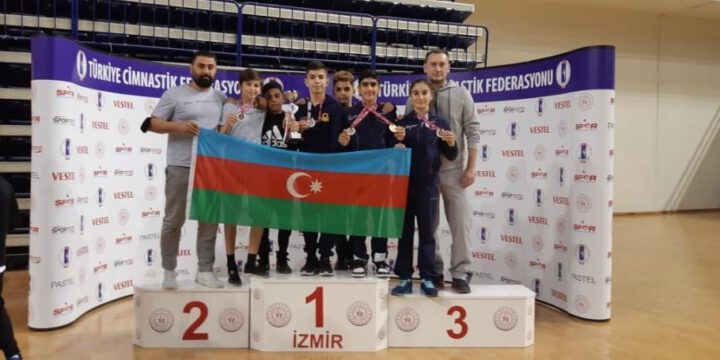 Gimnastlarımız İzmirdən 2 qızıl, 2 gümüş medalla qayıdır