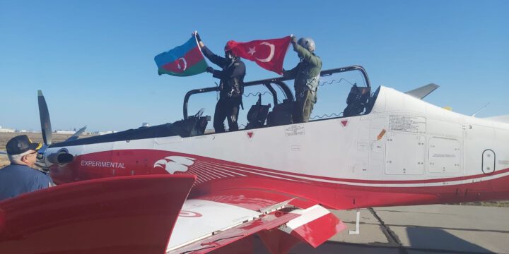 Türkiyənin “Hürkuş” təlim təyyarəsi Azərbaycanda sınaqdan keçirilib