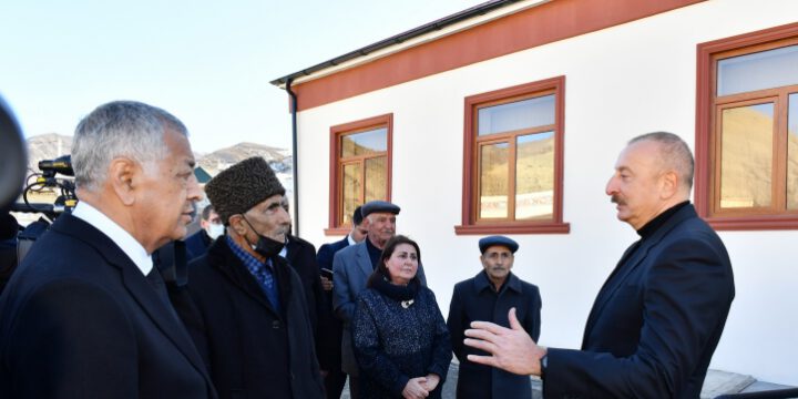 Qubanın Qonaqkənd qəsəbəsində aparılan yenidənqurma işləri ilə tanışlıq