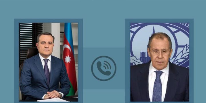 Ceyhun Bayramov və Sergey Lavrov üçtərəfli bəyanatların icrasını müzakirə ediblər