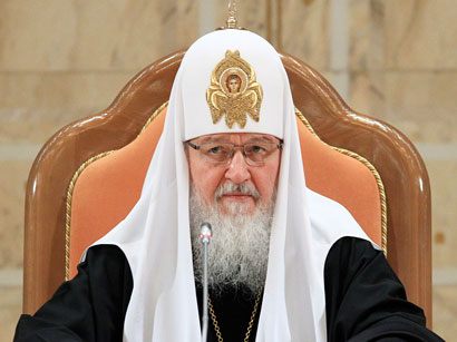 Bütün Rusiyanın Patriarxı Prezident İlham Əliyevi təbrik edib