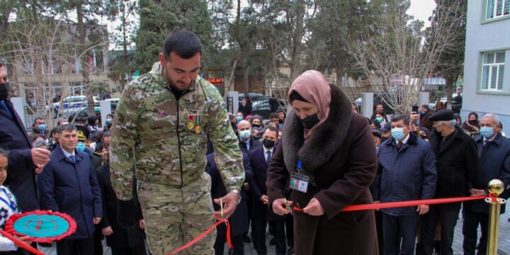 Goranboyda Heydər Əliyev Fondunun təşəbbüsü ilə yeni məktəb binası inşa olunub