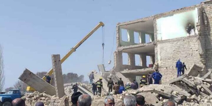 Baş Prokurorluq Naxçıvandakı binanın uçması ilə bağlı məlumat yaydı