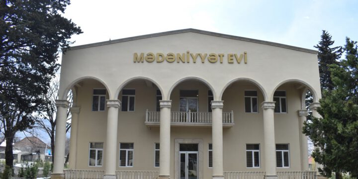 Qaxda Heydər Əliyev Fondu tərəfindən inşa edilən mədəniyyət evi istifadəyə verilib