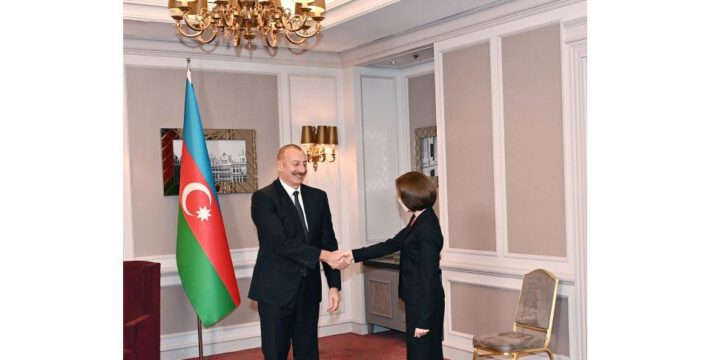 Azərbaycan Prezidenti İlham Əliyev Kopenhagendə Moldova Prezidenti ilə görüşüb