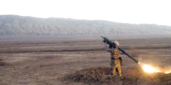 Hava hücumundan müdafiə bölmələrinin taktiki təlimləri keçirilib