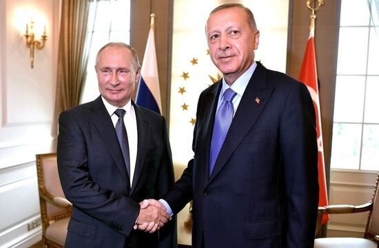 Rəcəb Tayyib Ərdoğanla Vladimir Putin arasında telefon danışığı olub