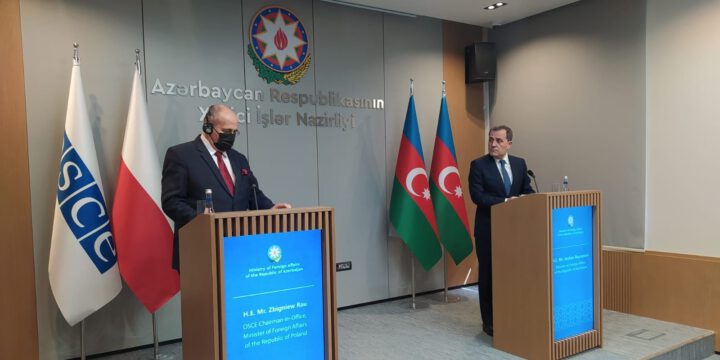 Təşkilatın sədri: ATƏT Azərbaycanla Ermənistan arasında sülh və dialoqa töhfə verməyə hazırdır