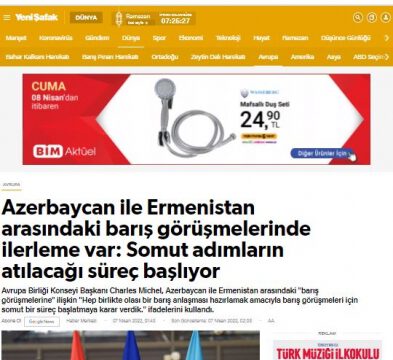 Türkiyə mediası Prezident İlham Əliyevin Brüssel səfərini geniş işıqlandırıb