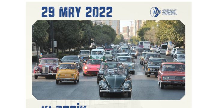 Azərbaycan Avtomobil Federasiyası klassik avtomobillərin yürüşünü təşkil edir