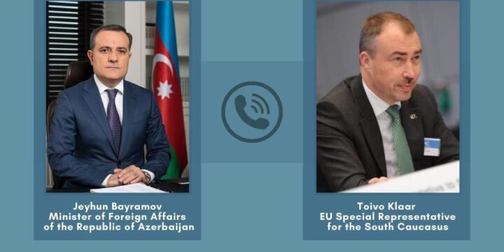 Ceyhun Bayramov ilə Toivo Klaar arasında telefon danışığı olub