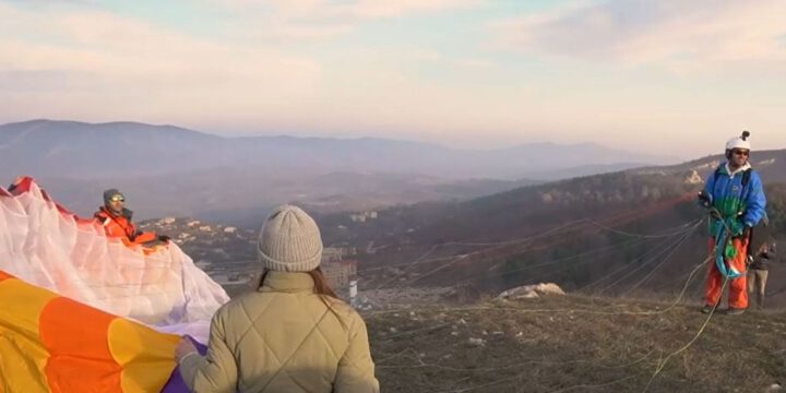 Son 30 ildə ilk dəfə Şuşada yamac paraşütündən uçuş həyata keçirilib
