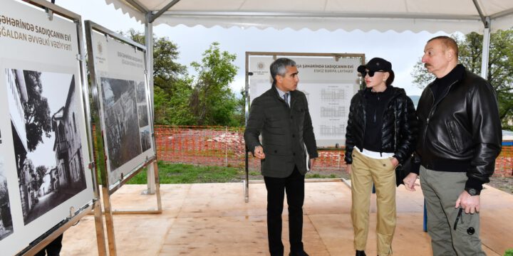 Məşhur tarzən Sadıqcanın Şuşadakı evinin bərpası işləri ilə tanışlıq