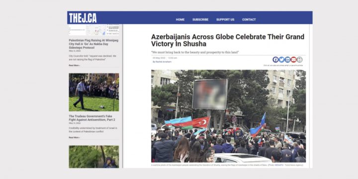 Kanada mətbuatında Zəfər Qurultayından bəhs edilib