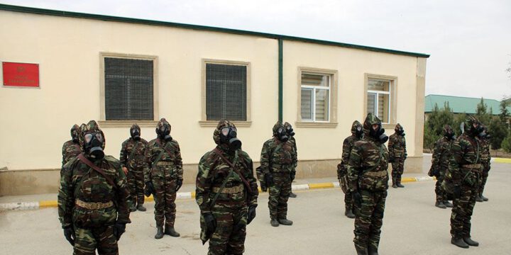 “Ən yaxşı radiasiya, kimyəvi və bioloji mühafizə taqımı” adı uğrunda yarış keçirilib