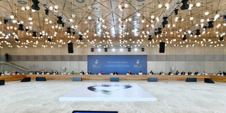 Prezident İlham Əliyev: Təhlükəsizlik beynəlxalq gündəmin başlıca məsələsinə çevrilib