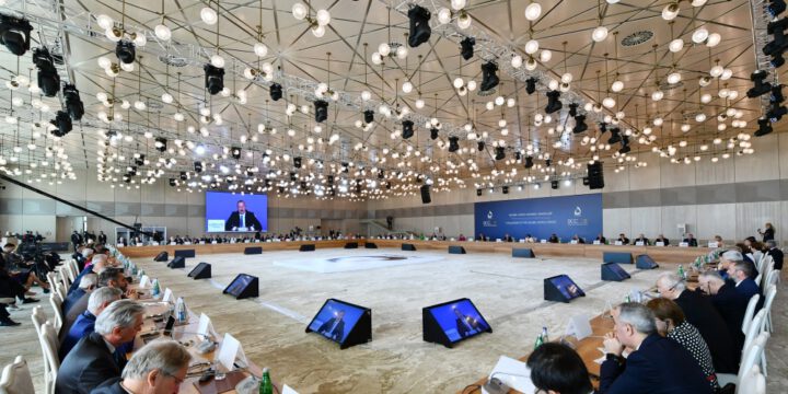 Azərbaycan Prezidenti: Qarabağ münaqişəsinin həlli regionda sülhün və əmin-amanlığın bərqərar olması üçün yeni imkanlar yaradıb