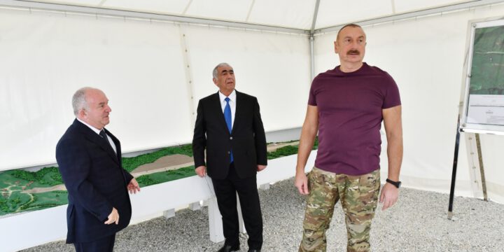 Laçın Beynəlxalq Hava Limanında aparılan tikinti işləri ilə tanışlıq