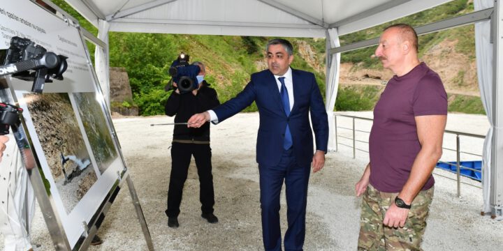 Kəlbəcərdə “İstisu” mineral su zavodunun təməli qoyulub