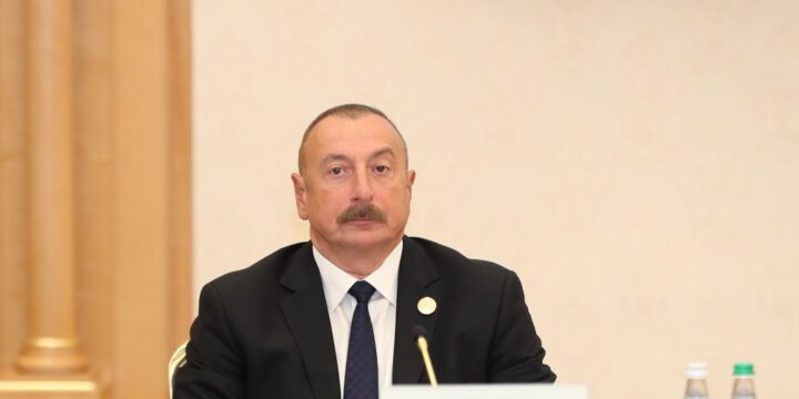 Prezident İlham Əliyev Aşqabadda Xəzəryanı Dövlətlərin Dövlət Başçılarının VI Zirvə Toplantısında iştirak edib