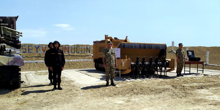 Türkiyəli mütəxəssislərinin iştirakı ilə mühəndis-istehkam ixtisaslı hərbi qulluqçularla kurslar başlayıb