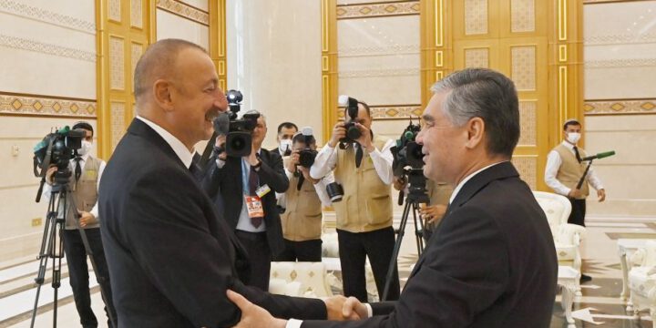 Prezident İlham Əliyev: Bu gün Xəzərdən keçən nəqliyyat marşrutu xüsusi əhəmiyyət kəsb edir