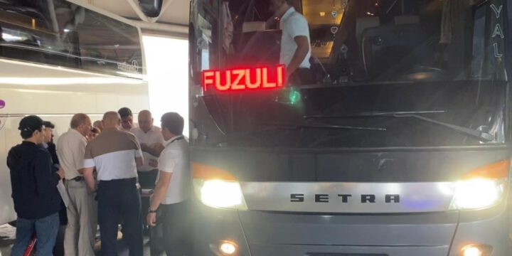Bakı-Füzuli-Bakı reysi üzrə birinci avtobus yola düşüb