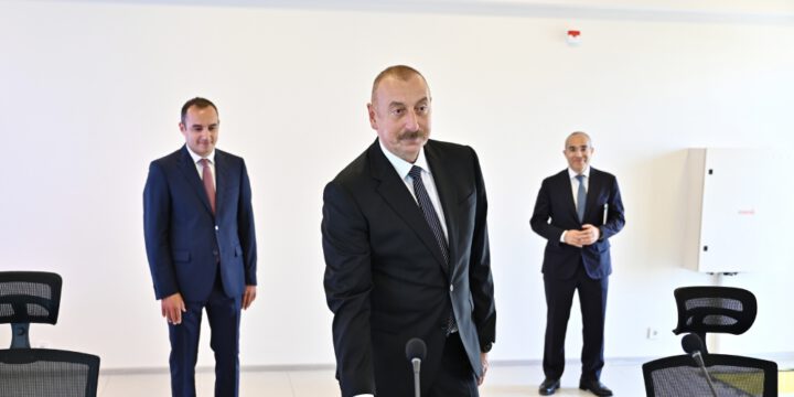 Prezident İlham Əliyev Sumqayıt Kimya Sənaye Parkında yeni müəssisələrin açılış və təməlqoyma mərasimlərində iştirak edib