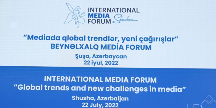 Şuşada Mətbuat Günü münasibətilə beynəlxalq media forumu keçirilir