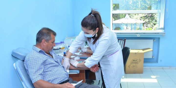 Ağalı kəndinə köçürülən ailələrin tibbi müayinələrinə başlanılıb