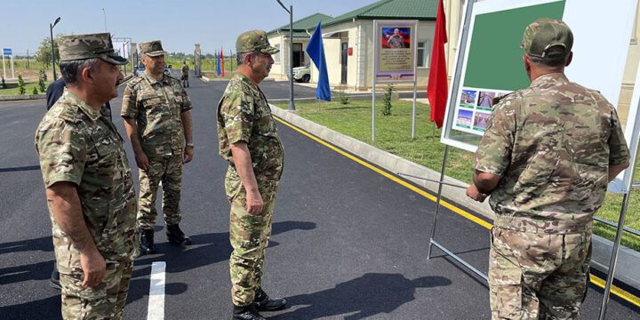 Xocavənd rayonu ərazisində yeni hərbi hissənin açılışı olub