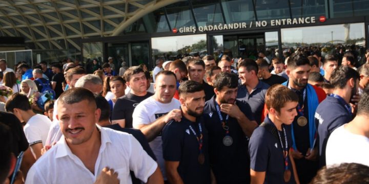V İslam Həmrəyliyi Oyunlarında iştirak edən idmançılarımızın sonuncu qrupu Vətənə qayıdıb