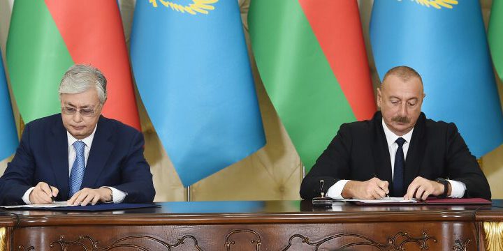 Azərbaycan-Qazaxıstan sənədləri imzalanıb
