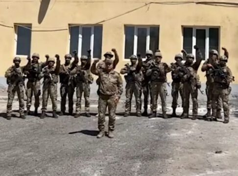 Azərbaycanın Dövlət Bayrağı Laçın şəhərində ucaldılıb