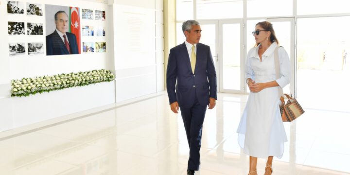 Birinci vitse-prezident Mehriban Əliyeva Binə qəsəbəsində orta məktəb binasının, Qaraçuxur qəsəbəsində körpələr evi-uşaq bağçasının açılışlarında iştirak edib